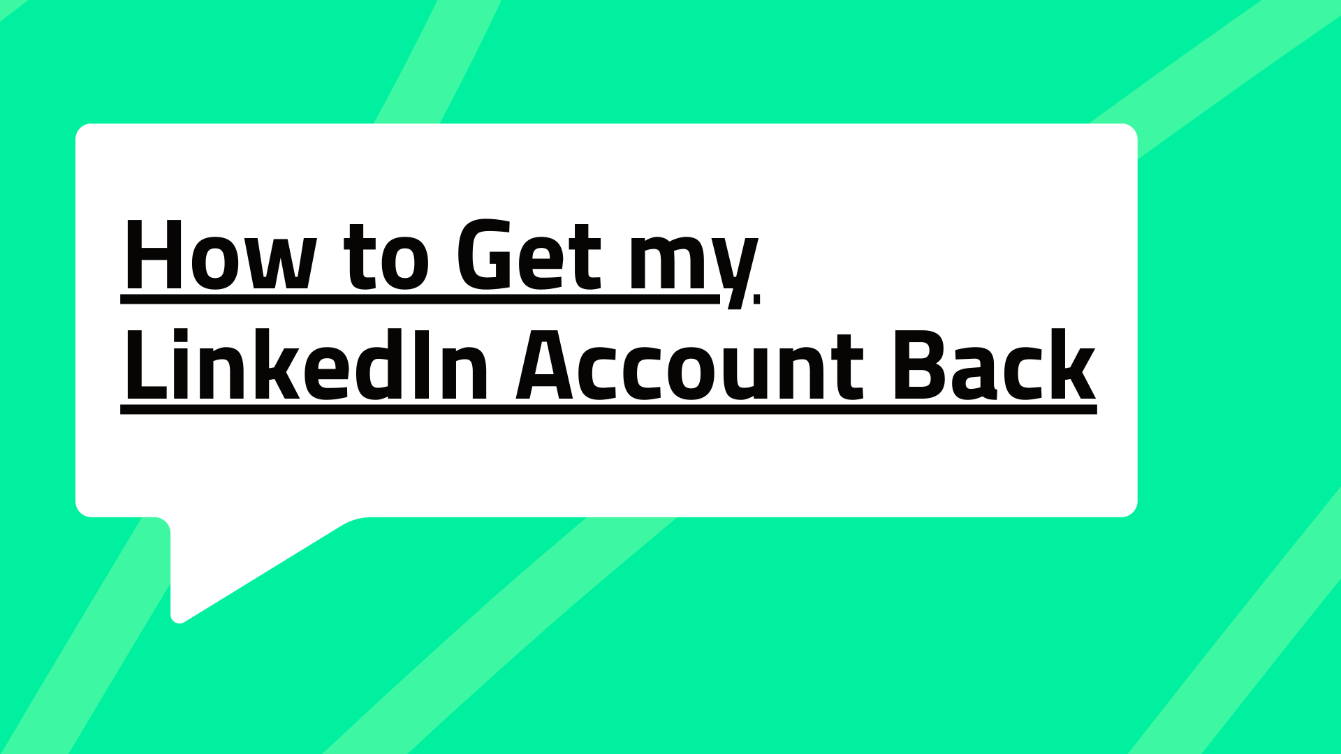 How to Recover my LinkedIn Account