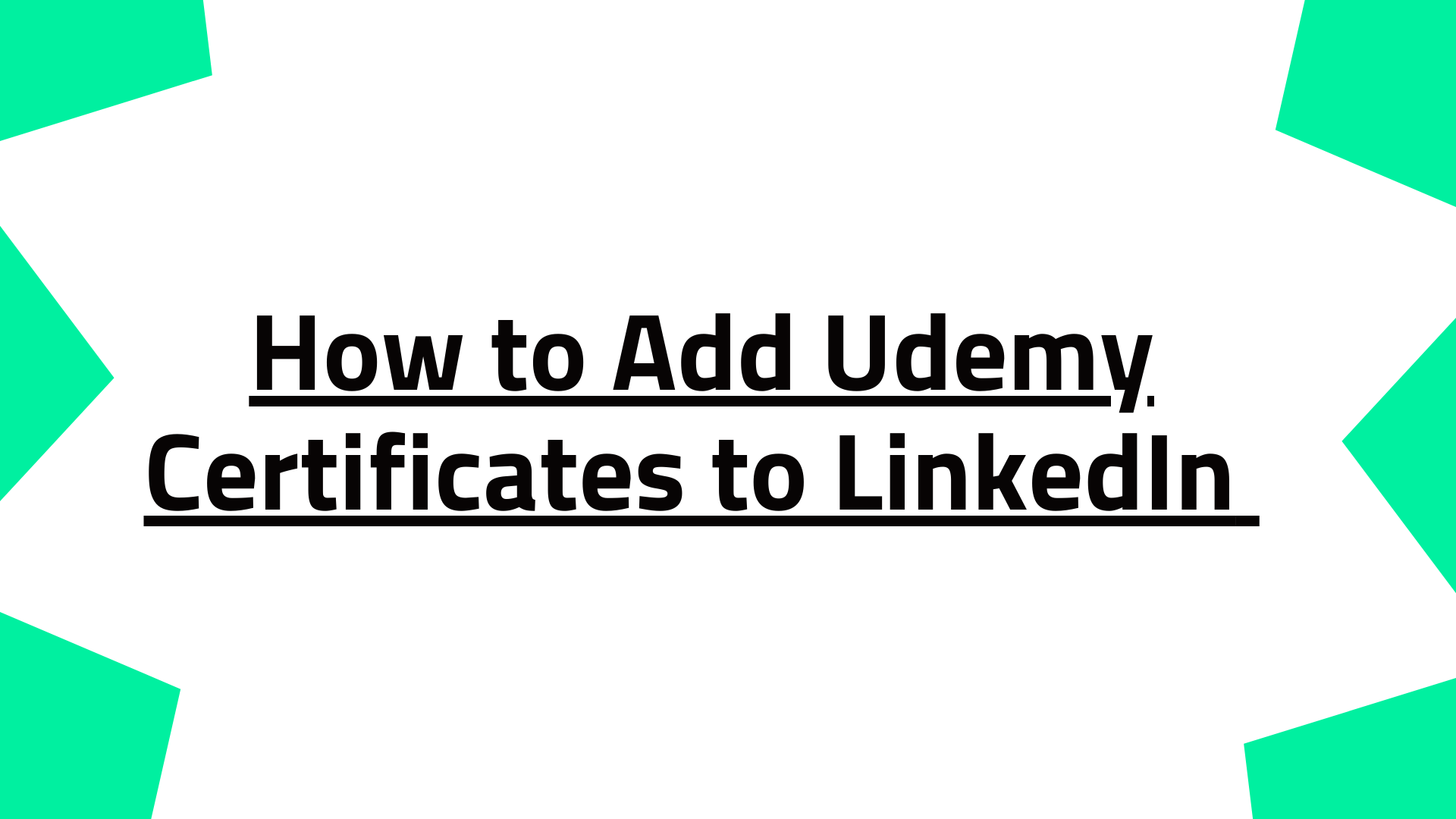 How to Add Udemy Certificates to LinkedIn: 2025 Easy Guide