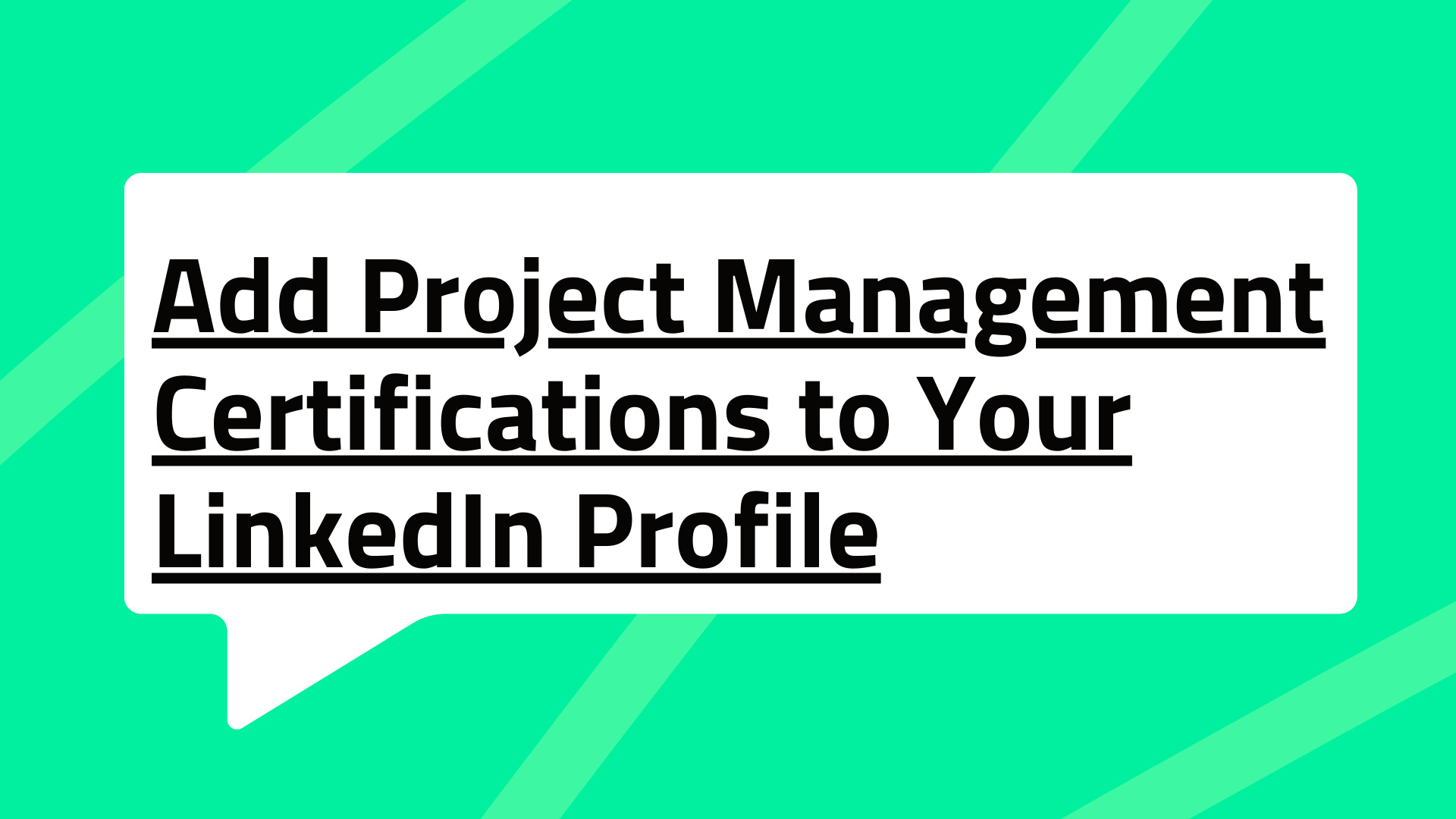 How to Add Project Management Certifications to Your LinkedIn Profile