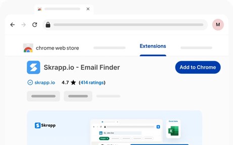 Add Skrapp Chrome Extension