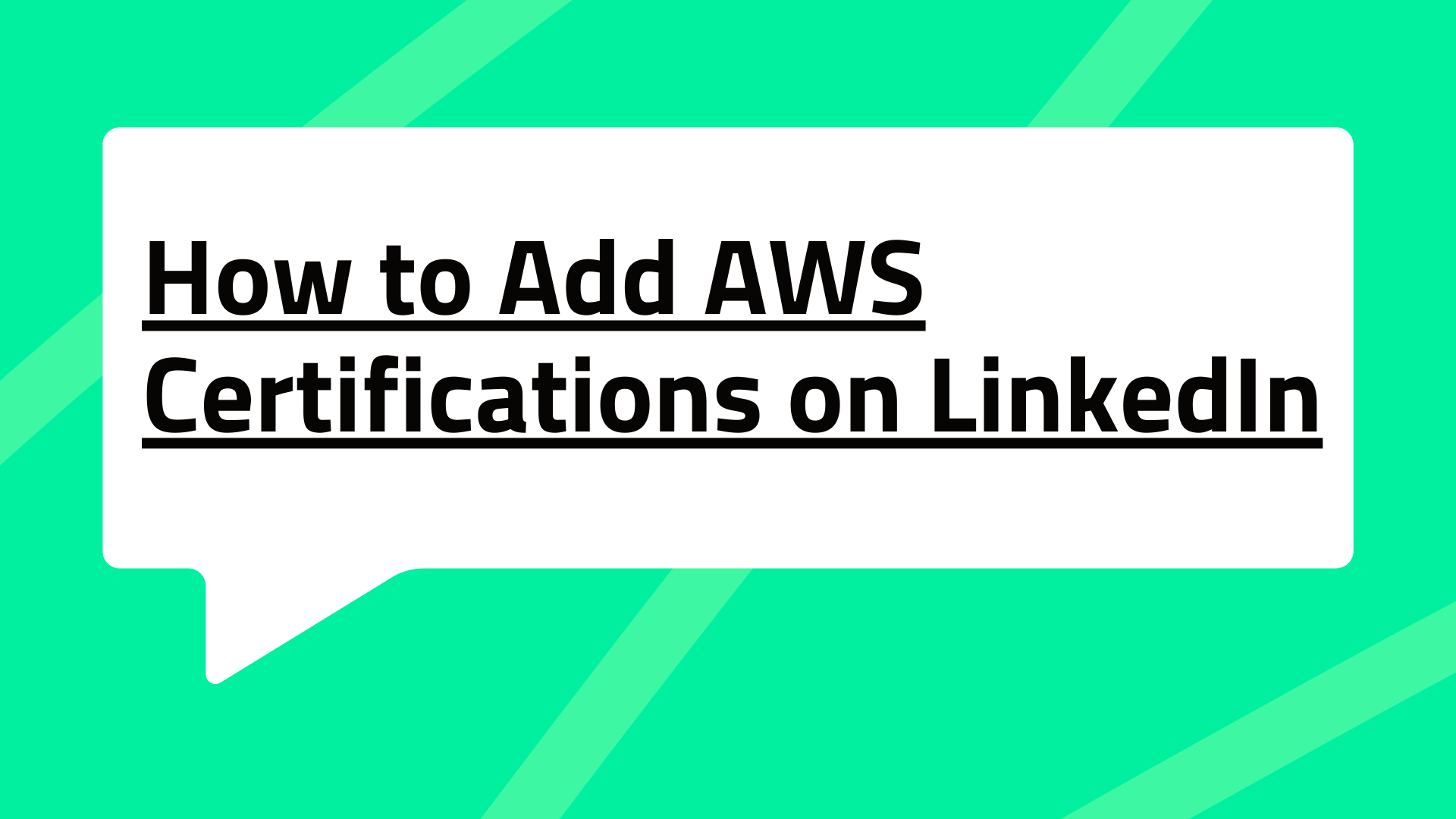 How to Add AWS Certifications on LinkedIn: Complete Guide 2025