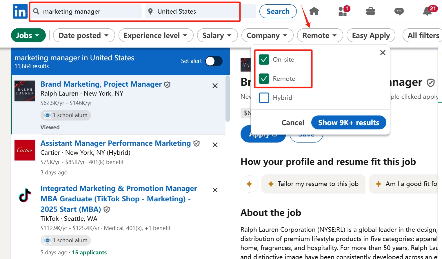 How to Search for Remote Jobs on LinkedIn