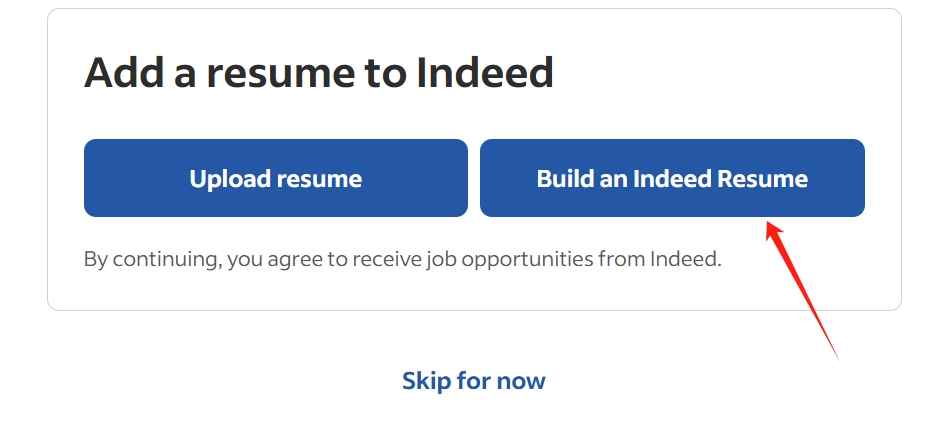 Build a Resume on Indeed