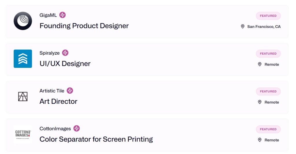 Dribbble Jobs