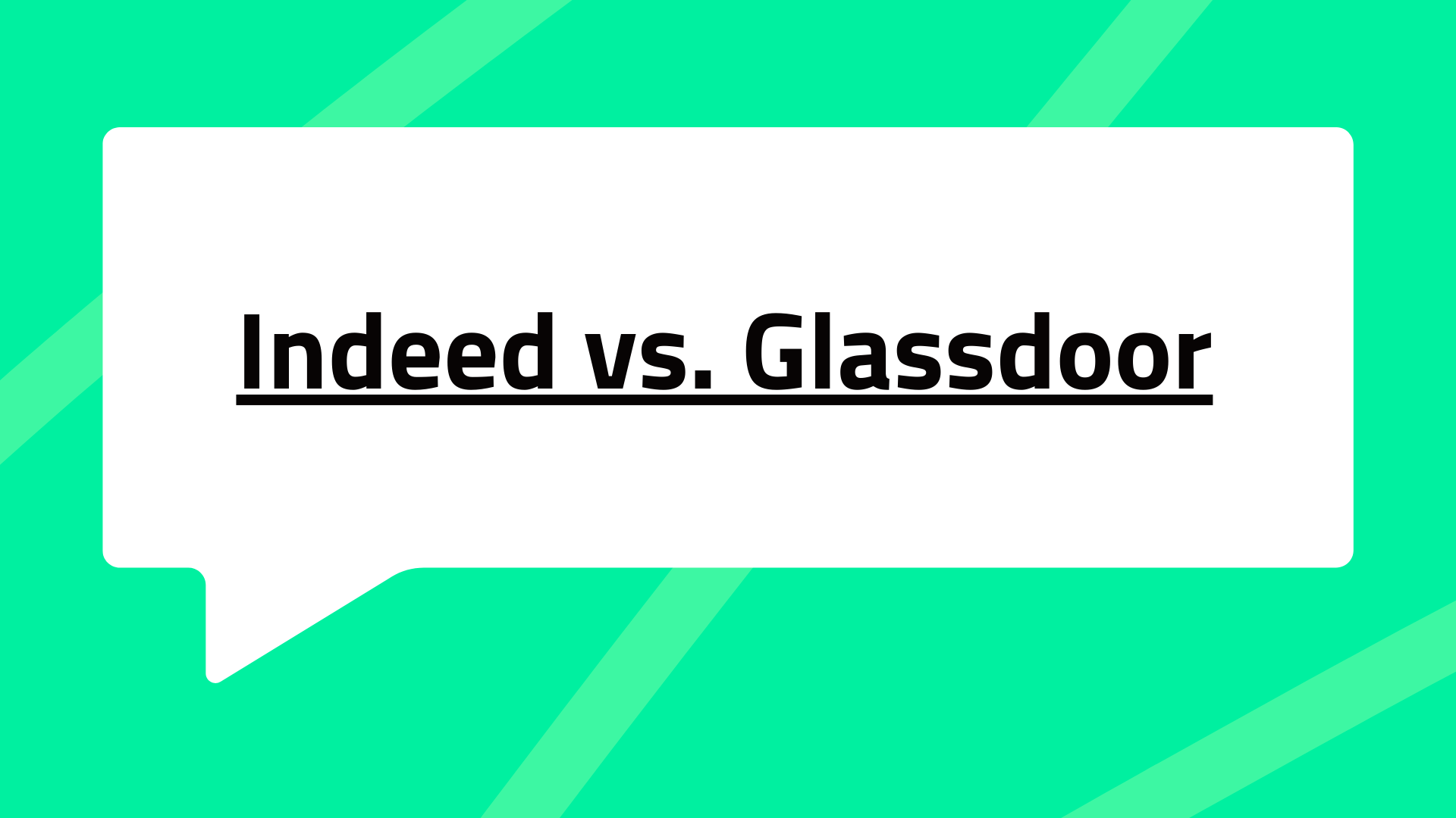 Indeed vs. Glassdoor | How to Choose for Job