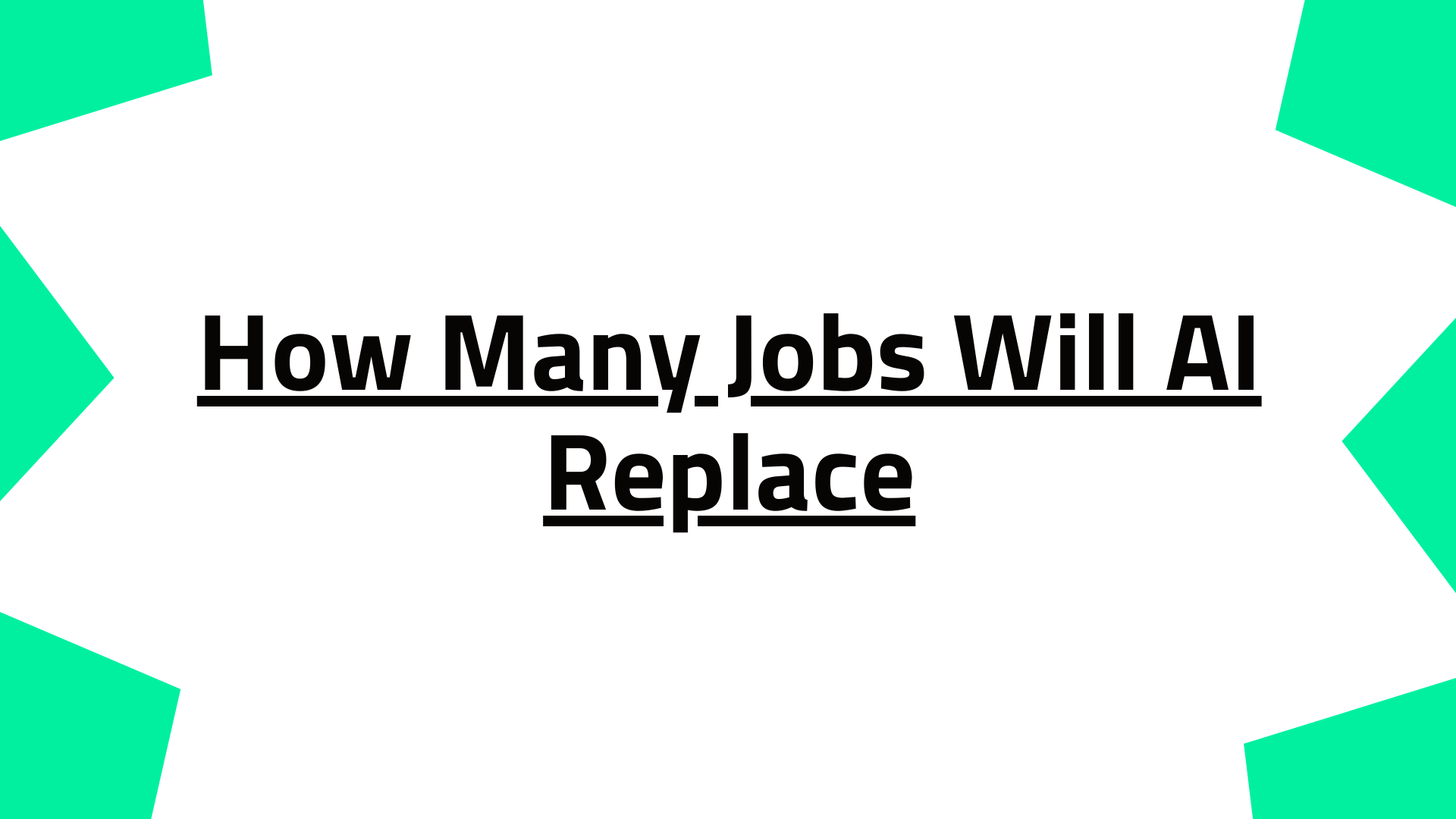 How Many Jobs Will AI Replace & How to Adapt [2025 – 2030]