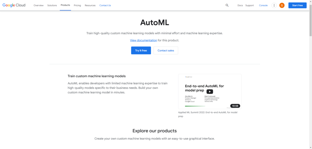 AutoML Home Page