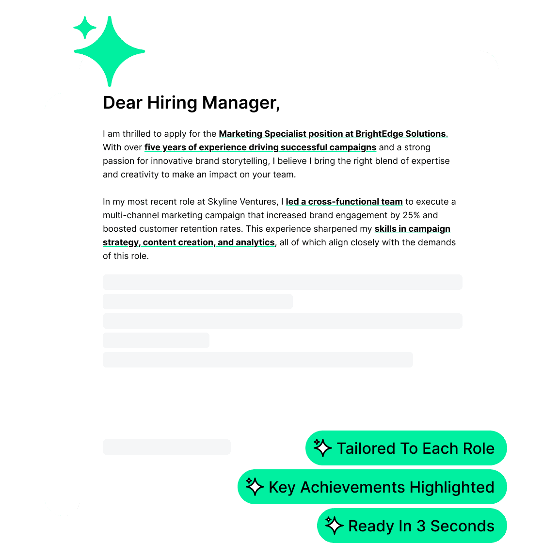 Use Jobright.ai's Ai Co-pilot Orion to get personalized tips on Cover Letters for Internship Opportunities