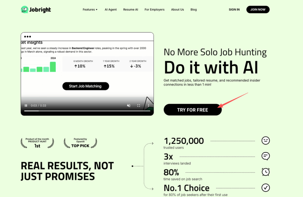 Jobright recommended jobs section with high-match remote consulting roles and apply options for beginners starting side hustles 2026