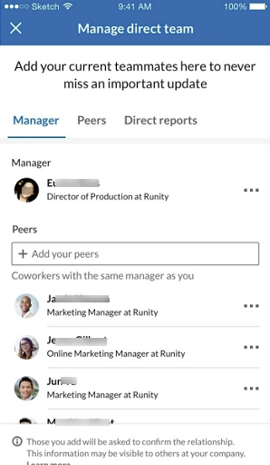 Connect with Peers on LinkedIn