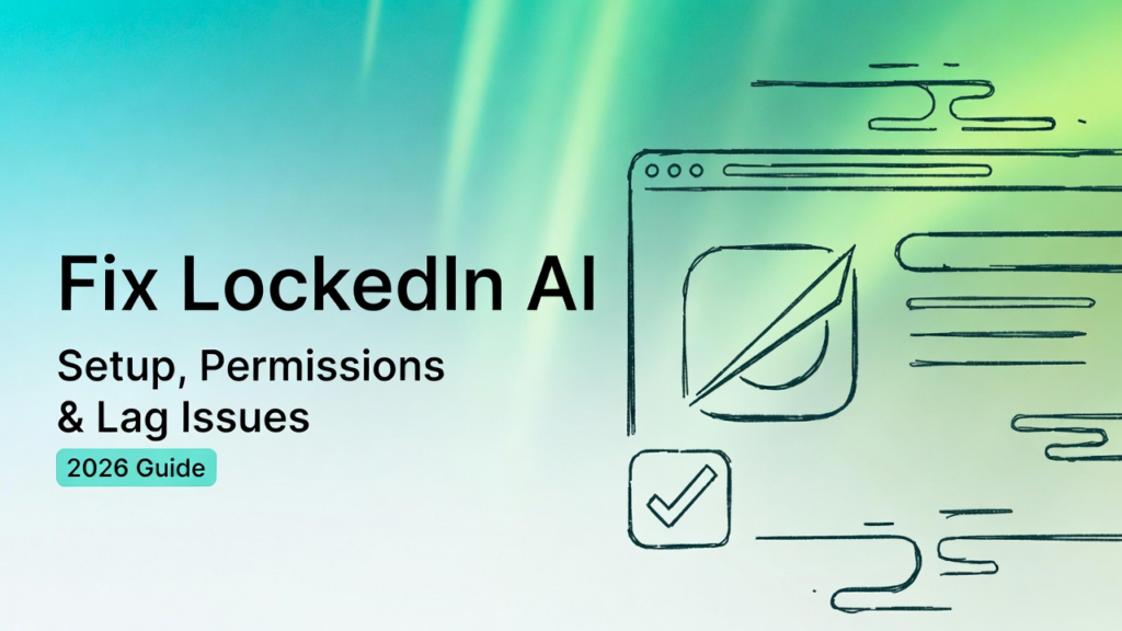 How to Fix LockedIn AI Not Working: Setup, Permissions, and Lag Issues ...