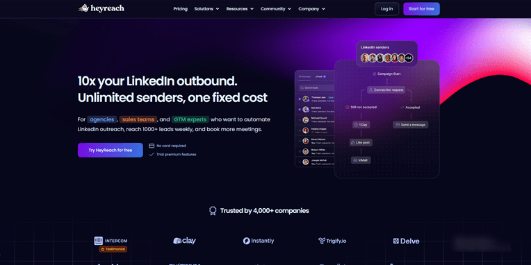 LinkedIn AI Message Generator - HeyReach