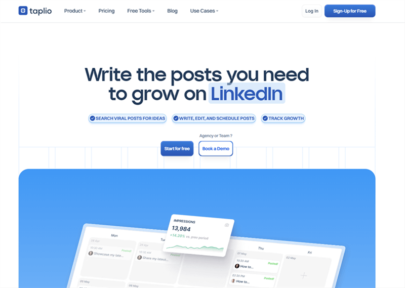 LinkedIn AI Message Generator - Taplio