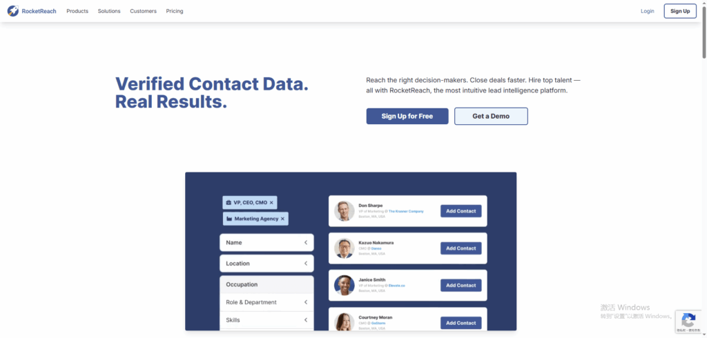 LinkedIn Email Finder - RocketReach