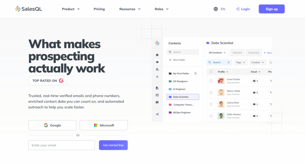 LinkedIn Email Finder - SalesQL