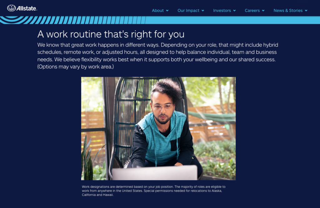 Learn about the flexible schedules and hybrid options available when you get hired for allstate remote jobs across the US.