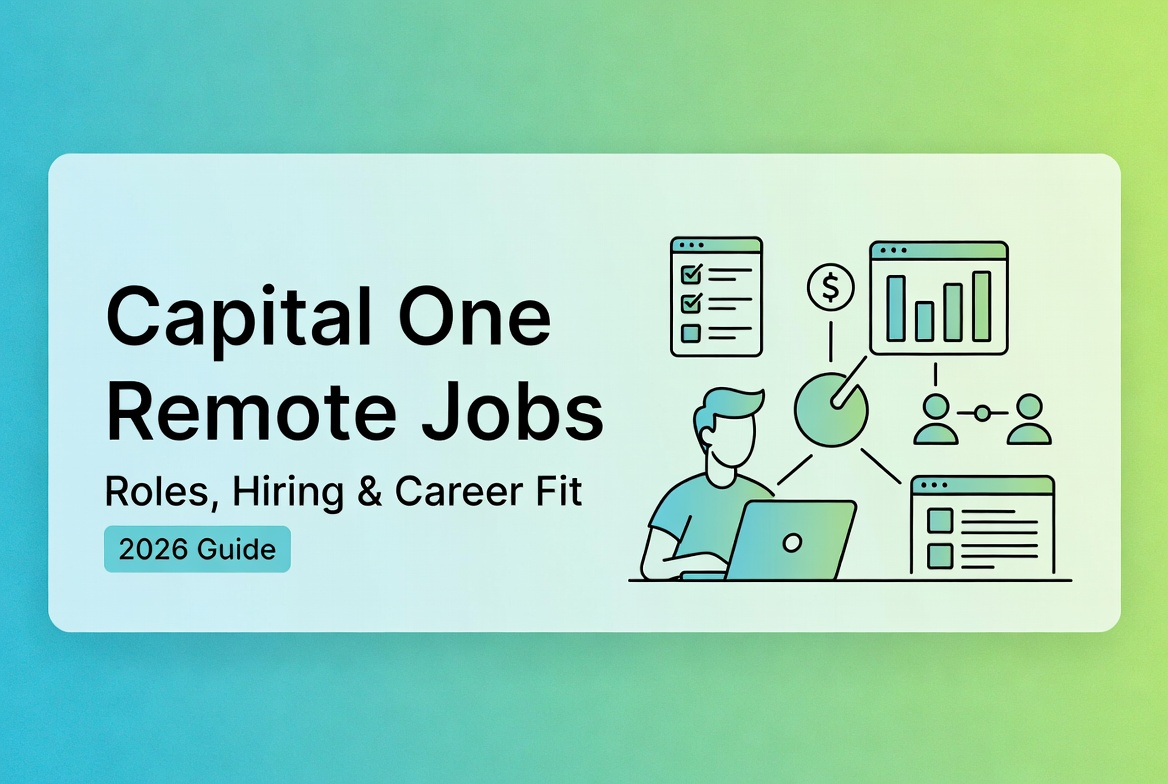 Capital One Remote Jobs: Roles, Hiring & Career Fit