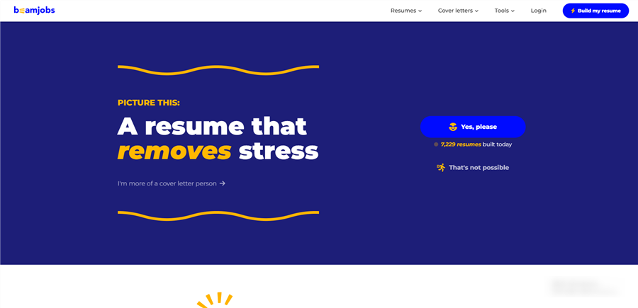 AI LinkedIn Resume Generator - BeamJobs