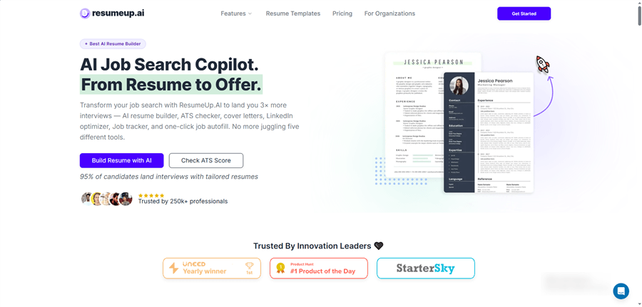AI LinkedIn Resume Generator - ResumeUp AI