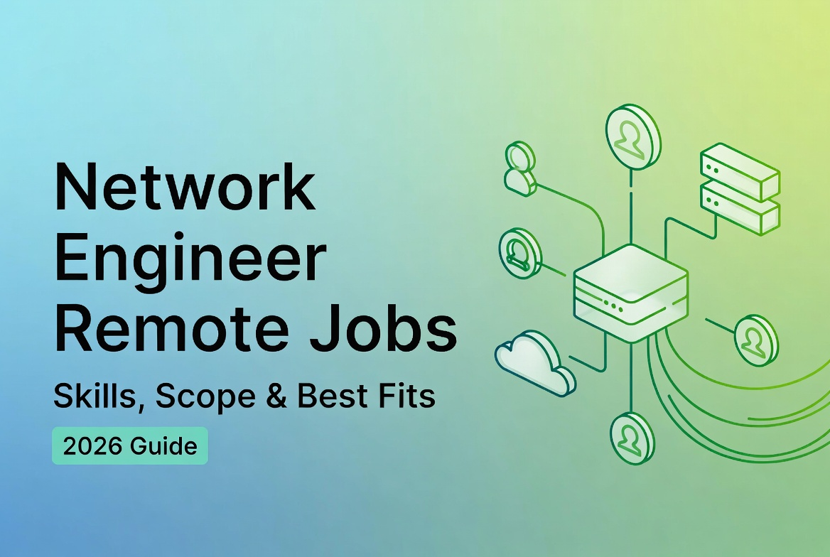 A 2026 comprehensive guide detailing the skills, scope, and best fits for network engineer remote jobs in the IT industry.