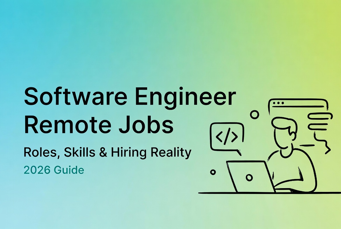 2026 guide covering roles, skills, and the hiring reality for software engineer remote jobs today.