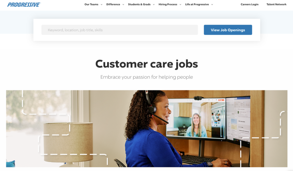 Explore customer care progressive remote jobs where you can embrace your passion for helping people.